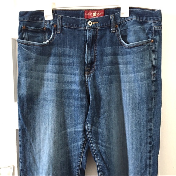 Lucky Brand 361 Vintage Straight Medium Wash Jeans 38x34 - Picture 4 of 10